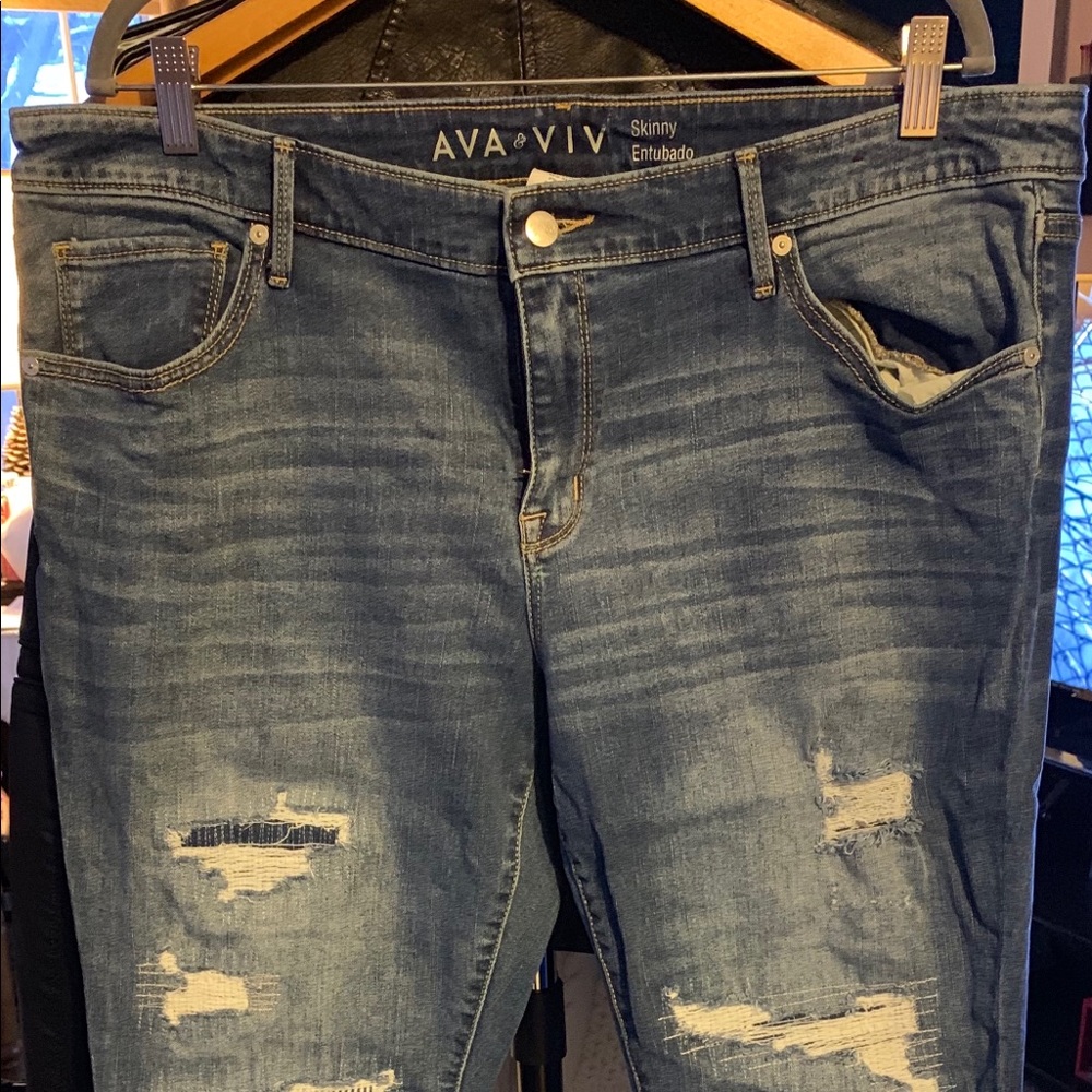 Ava & Viv light was skinny jeans
